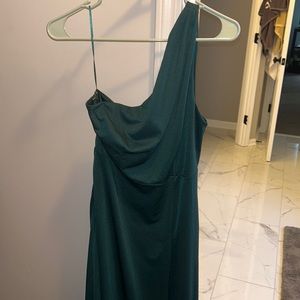Birdy Grey Kira Crepe Emerald Dress